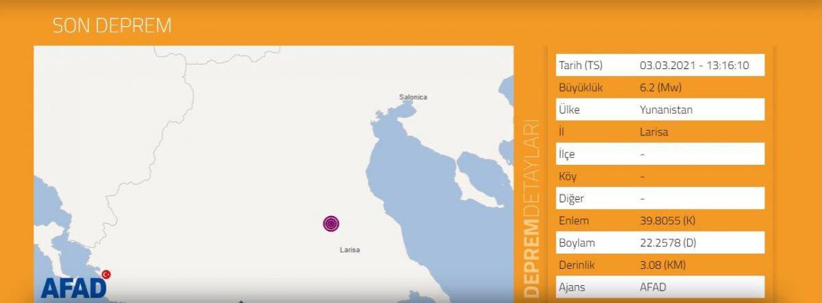 Yunanistan'da 6.2 şiddetinde deprem oldu