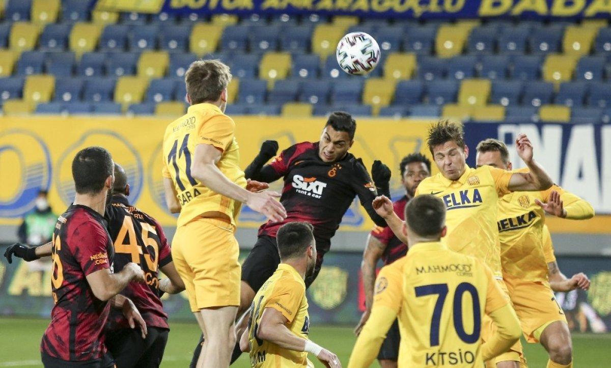 Galatasaray deplasmanda Ankaragücü'ne mağlup oldu