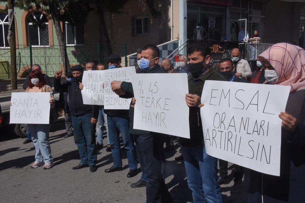 İzmir'de mahalleli, kentsel dönüşüm imar planına tepkili