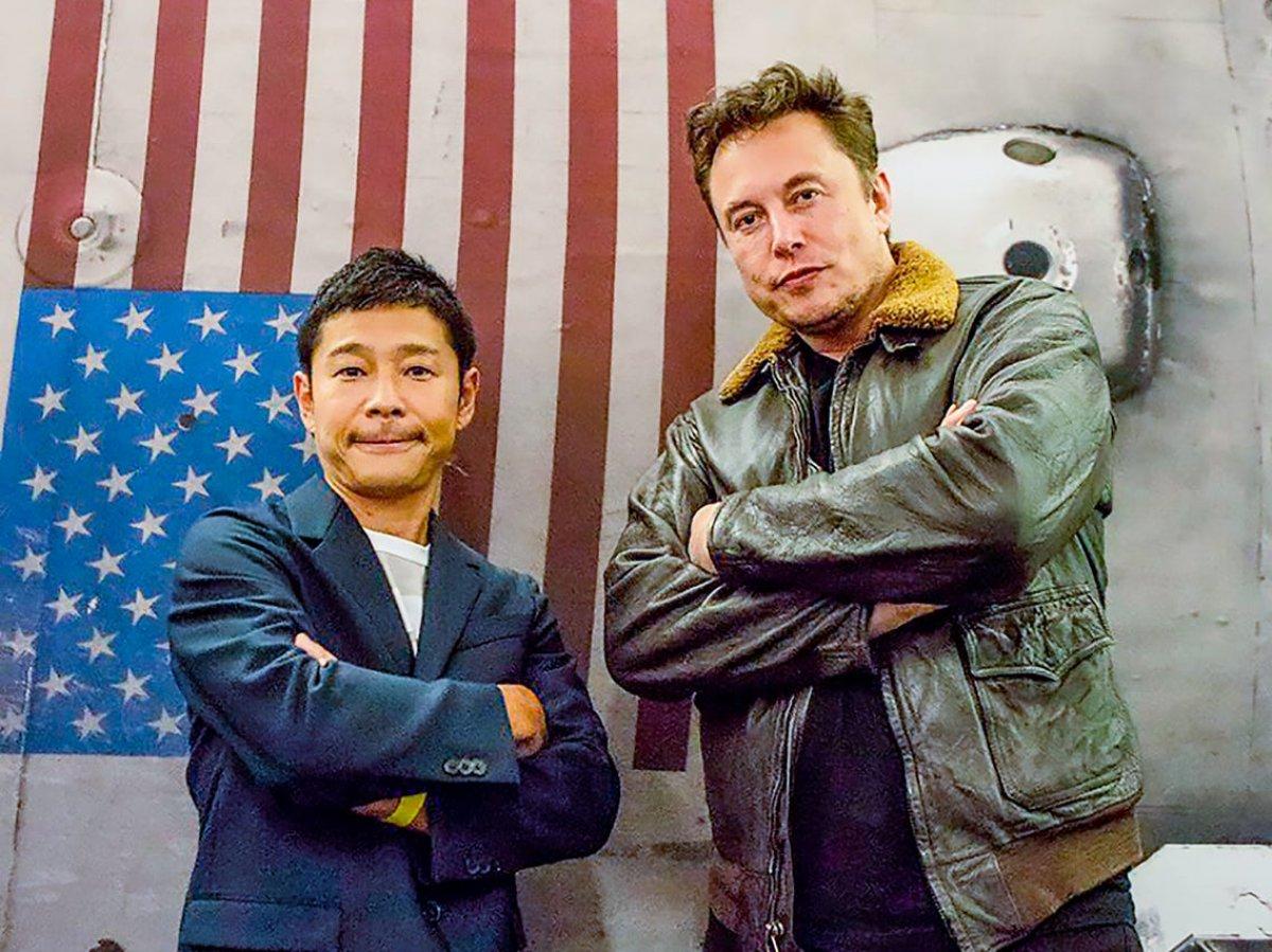 elon musk yusaku maezawa