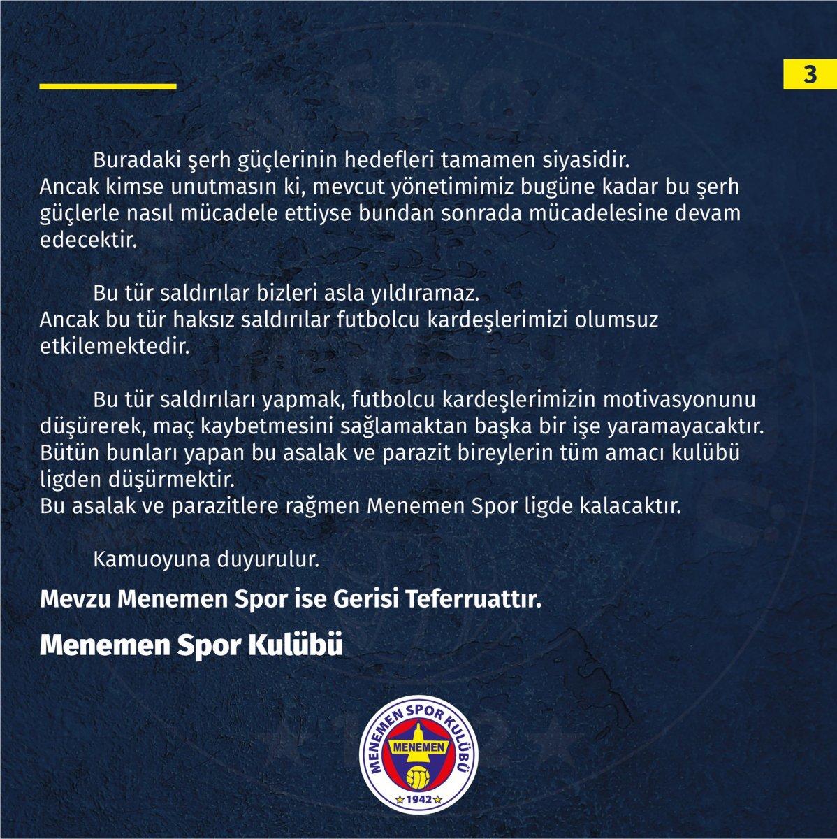 Mali polisler, Menemenspor kulübünü bastı