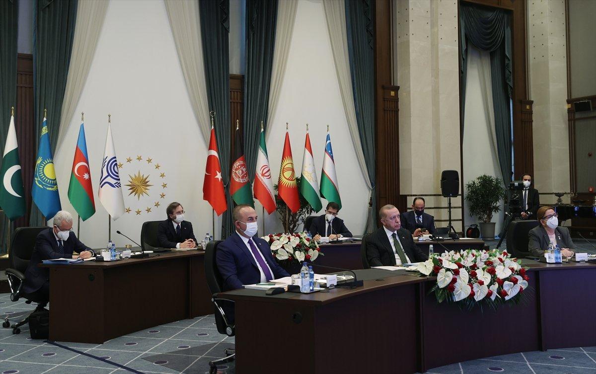 Cumhurbaşkanı Erdoğan, Ekonomik İş Birliği Teşkilatı Zirvesi'ne katıldı