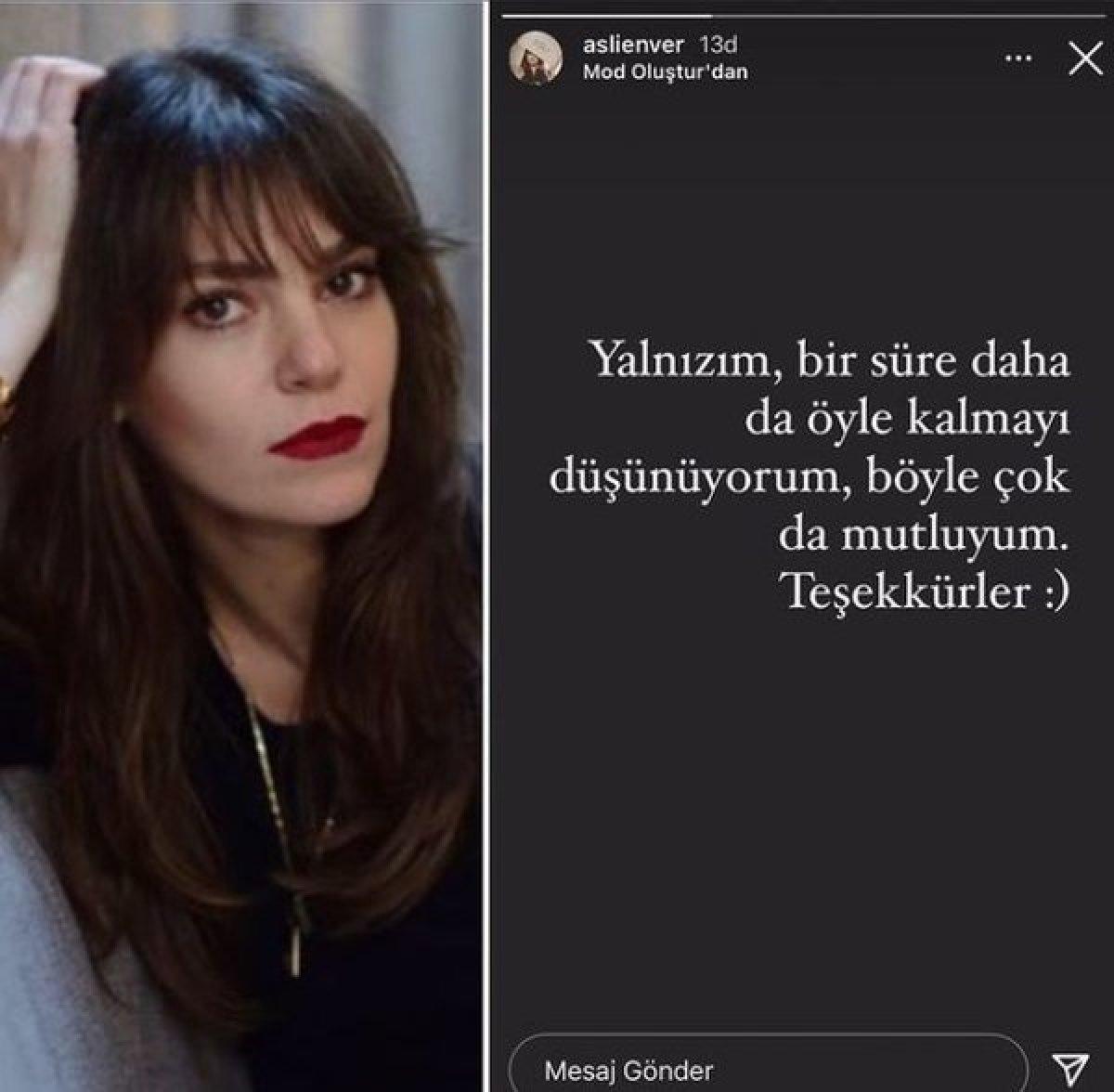 Aslı Enver: Yalnızım