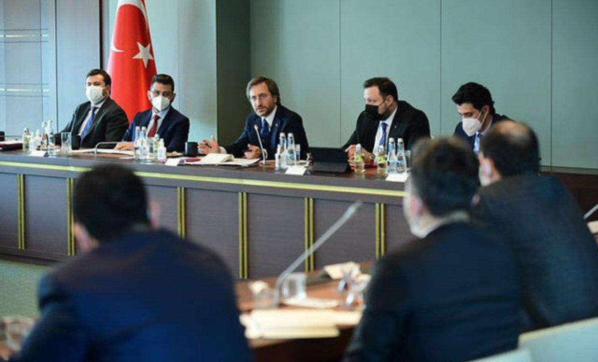 İletişim Başkanı Fahrettin Altun, basın müşavirleri ile bir araya geldi