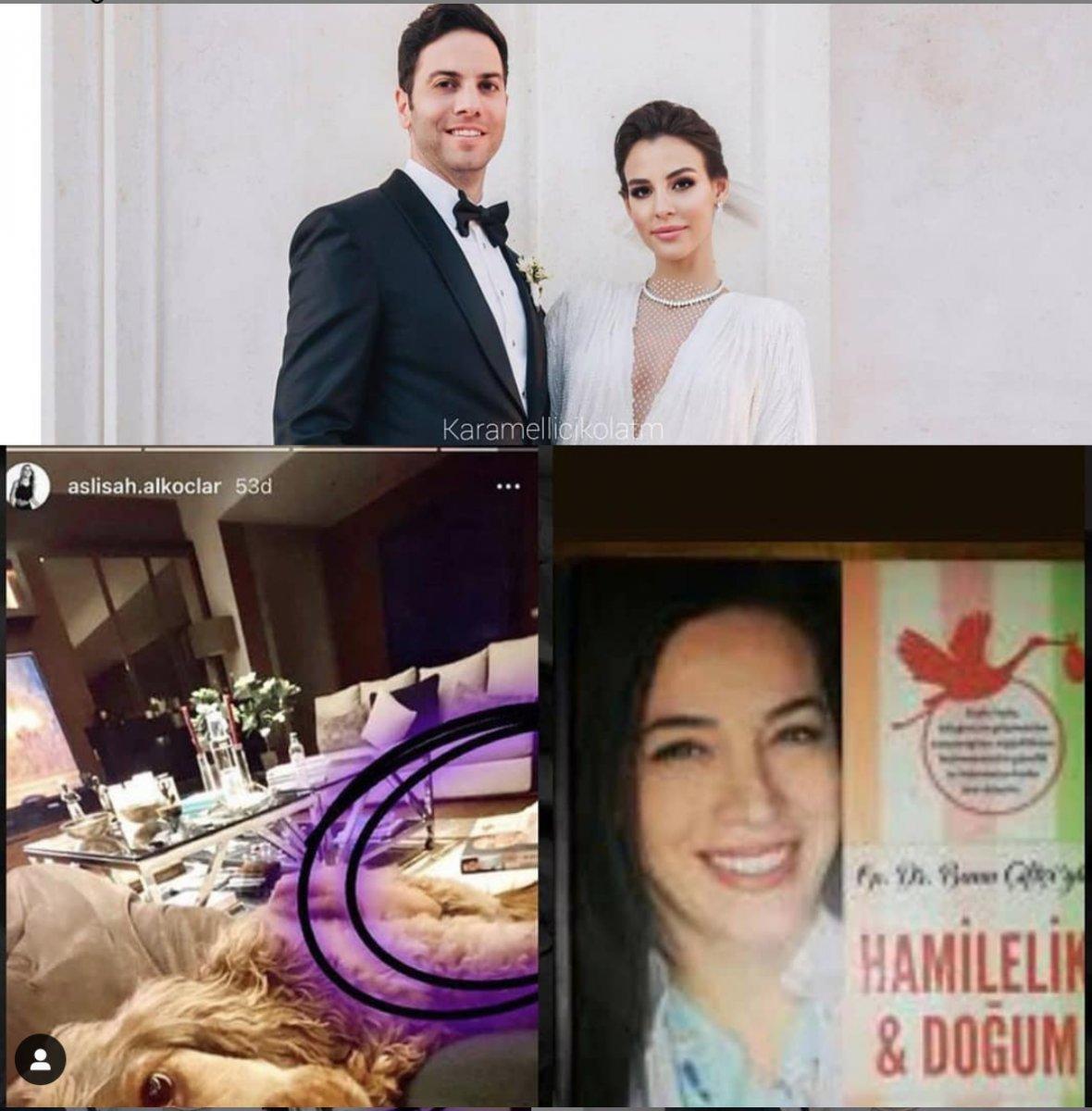 Aslışah Alkoçlar, hamile iddiası