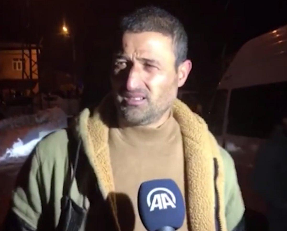 Bitlis'te kaza yerine ulaşan vatandaş o anları anlattı