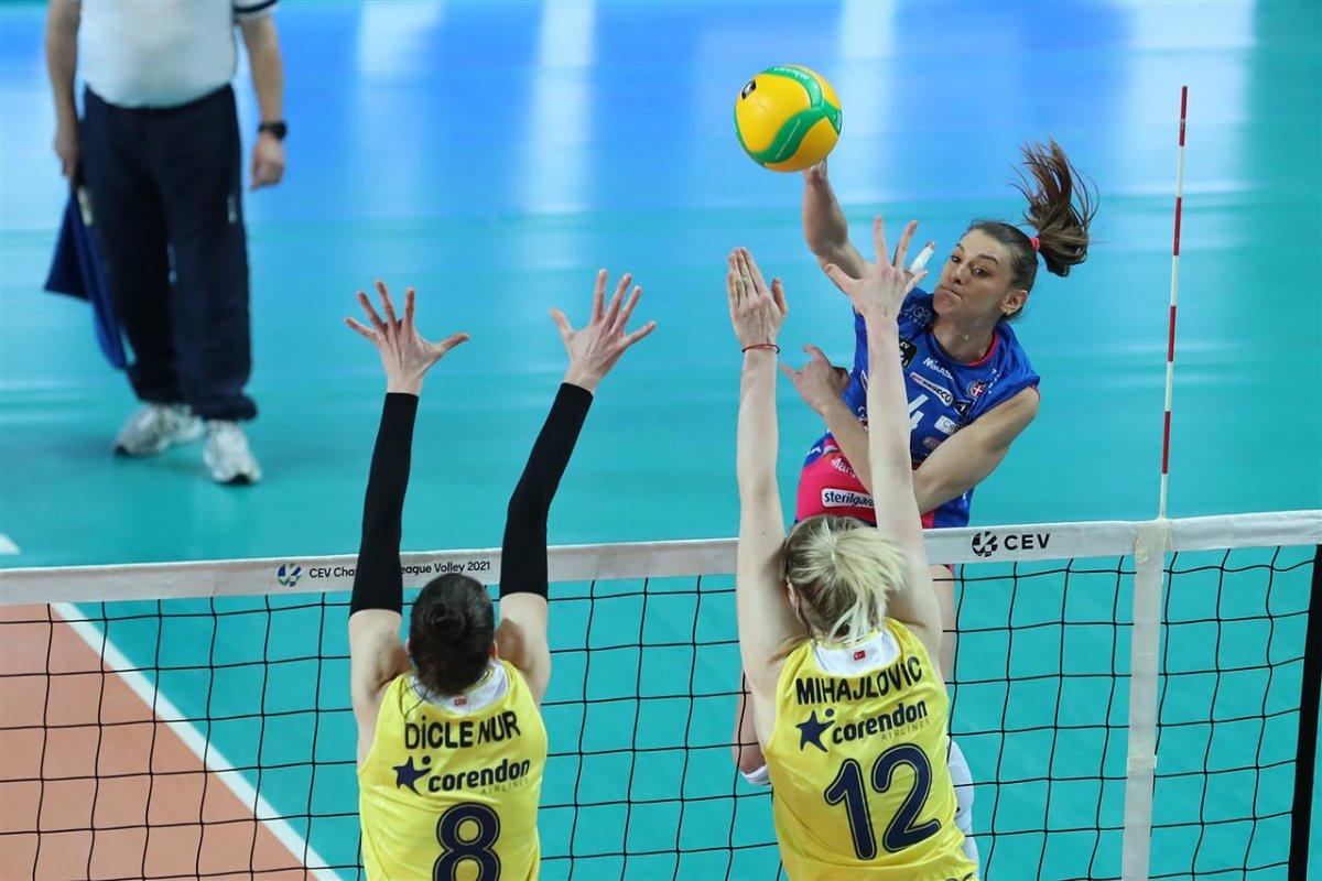 Fenerbahçe'den filede Şampiyonlar Ligi'ne veda