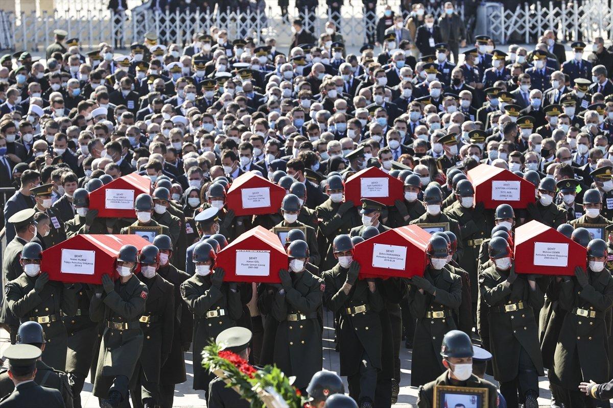 Bitlis şehitleri için Ankara'da devlet töreni