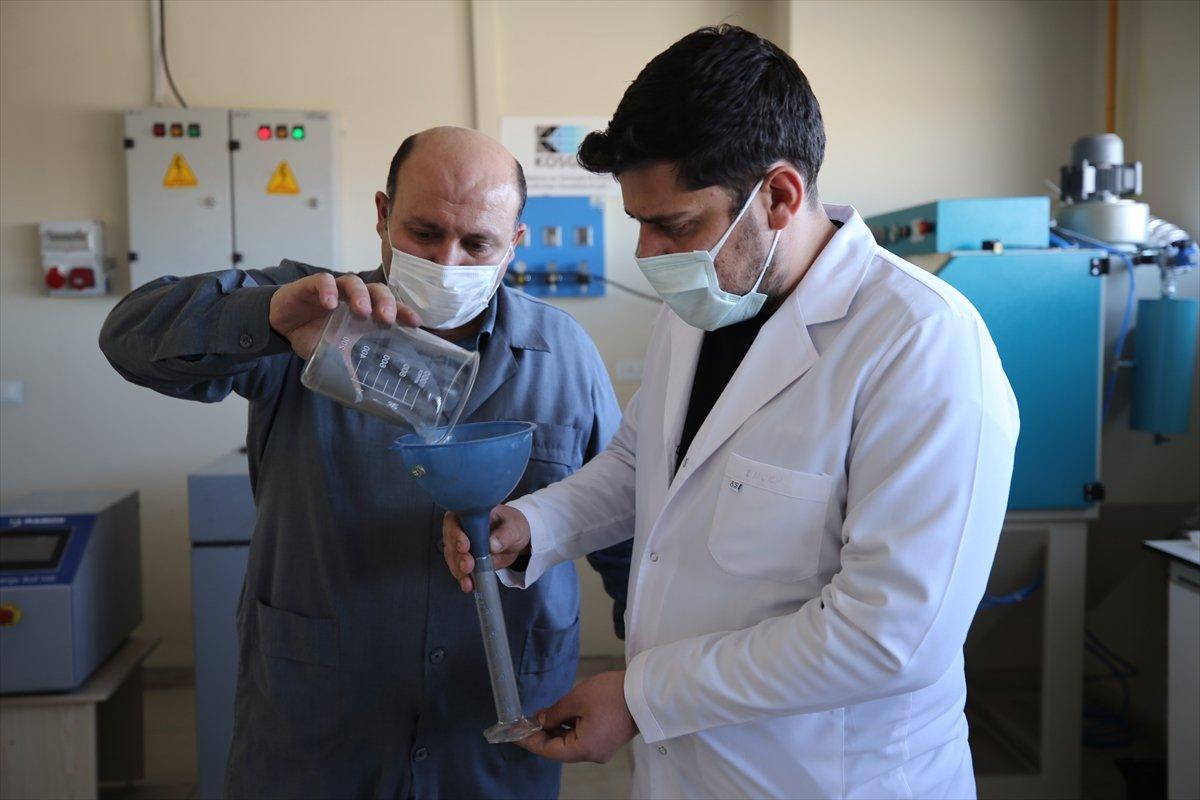 Nevşehir'de namlu ömrünü uzatan karışım elde edildi