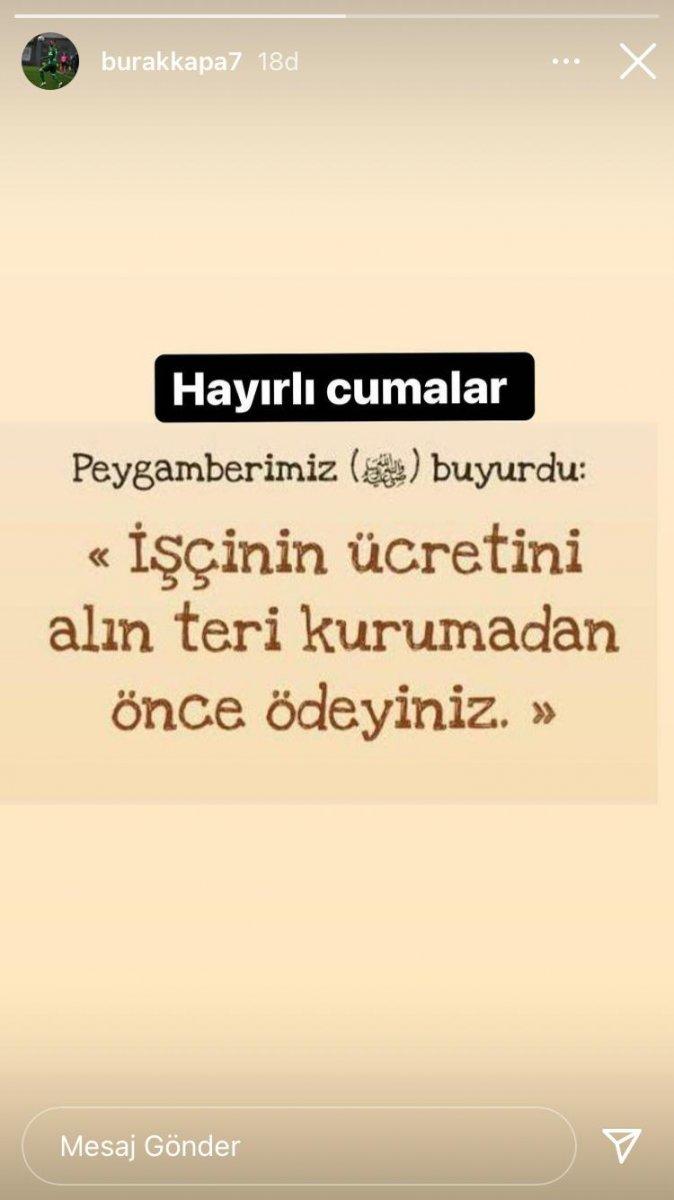 Bursasporlu futbolcular yönetime 'hadisli' gönderme