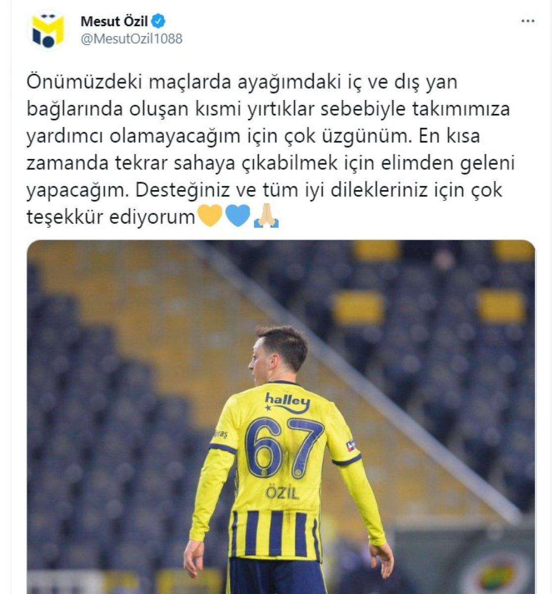 Mesut Özil'in kaçıracağı maçlar
