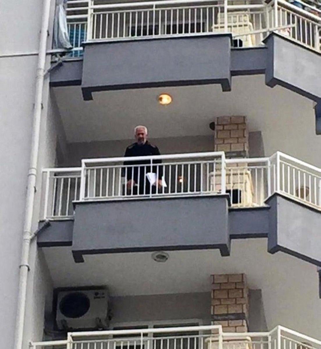 Antalya'da yalnız yaşayan adam komşularını korkuttu