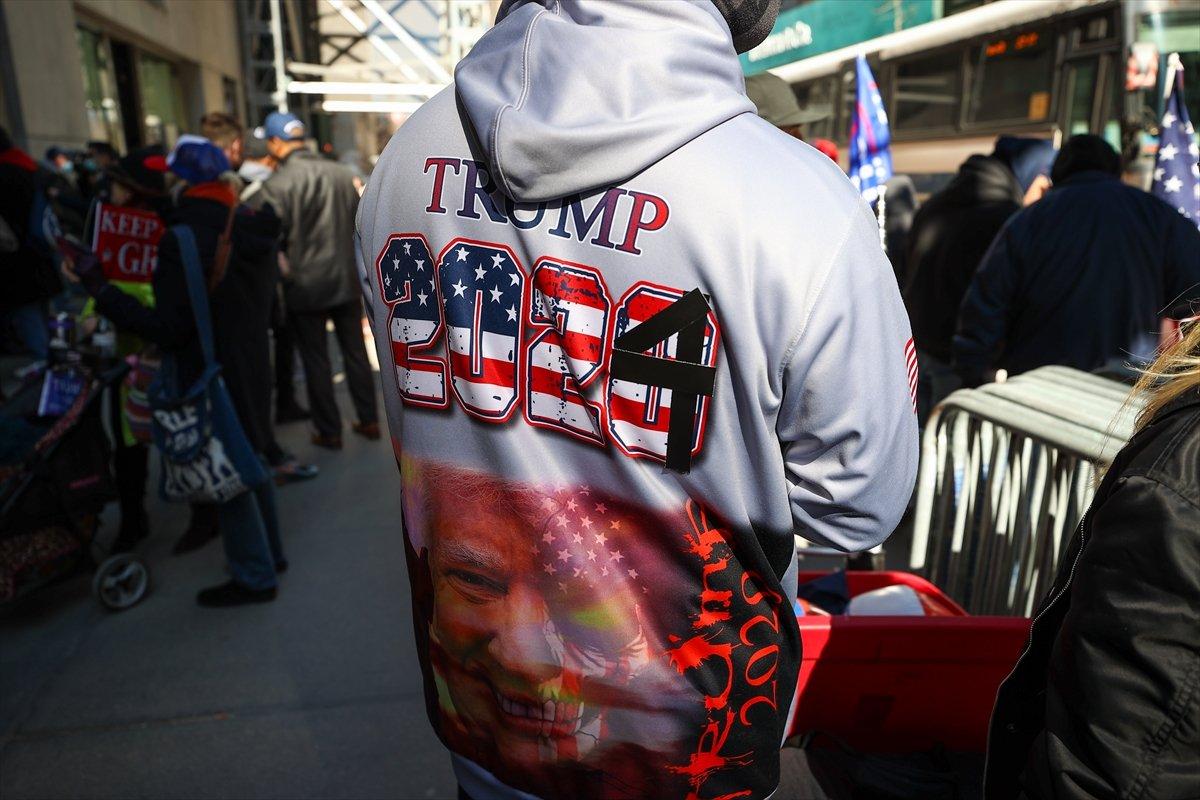 New York'ta Trump gösterisinde ortalık karıştı