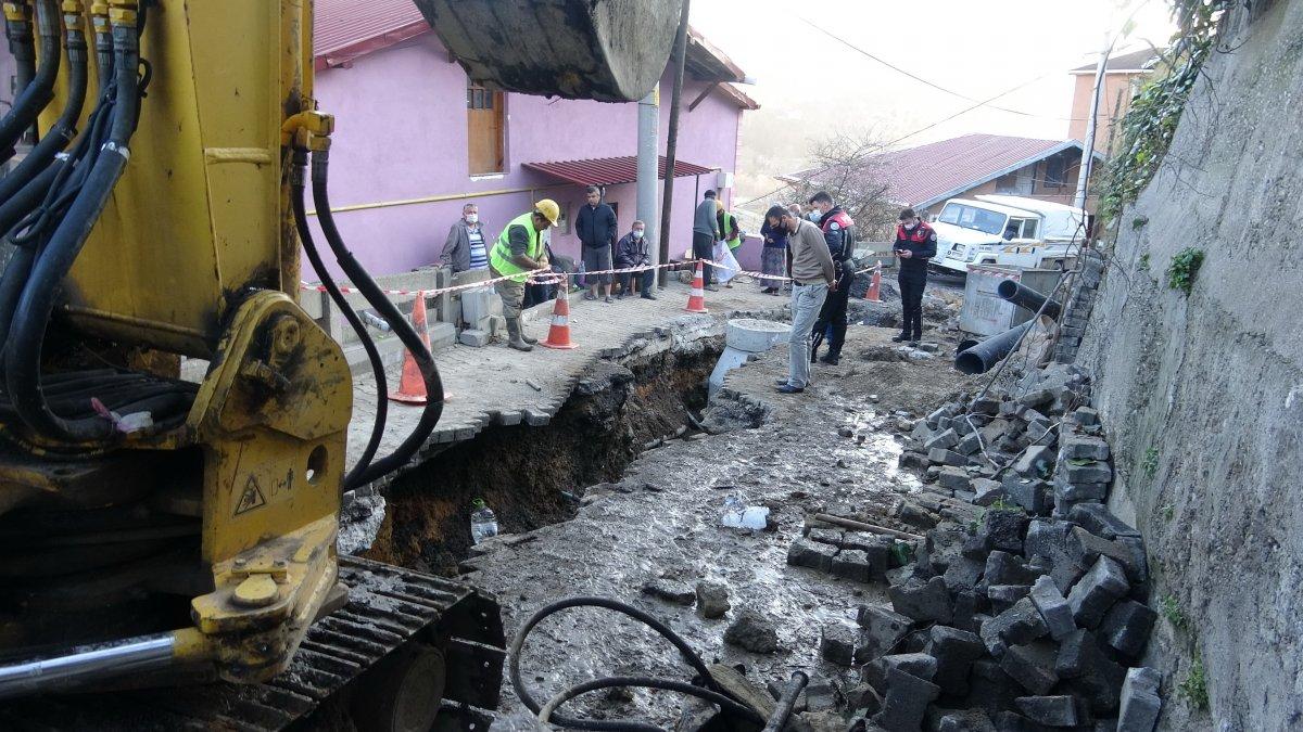 Zonguldak'ta altyapı çalışmalarında göçükte kalan işçi öldü