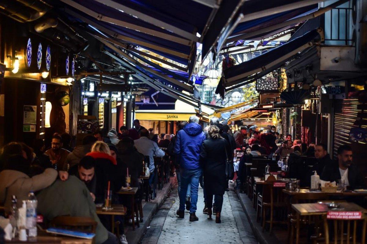 İstiklal Caddesi’nde korona virüs denetimi