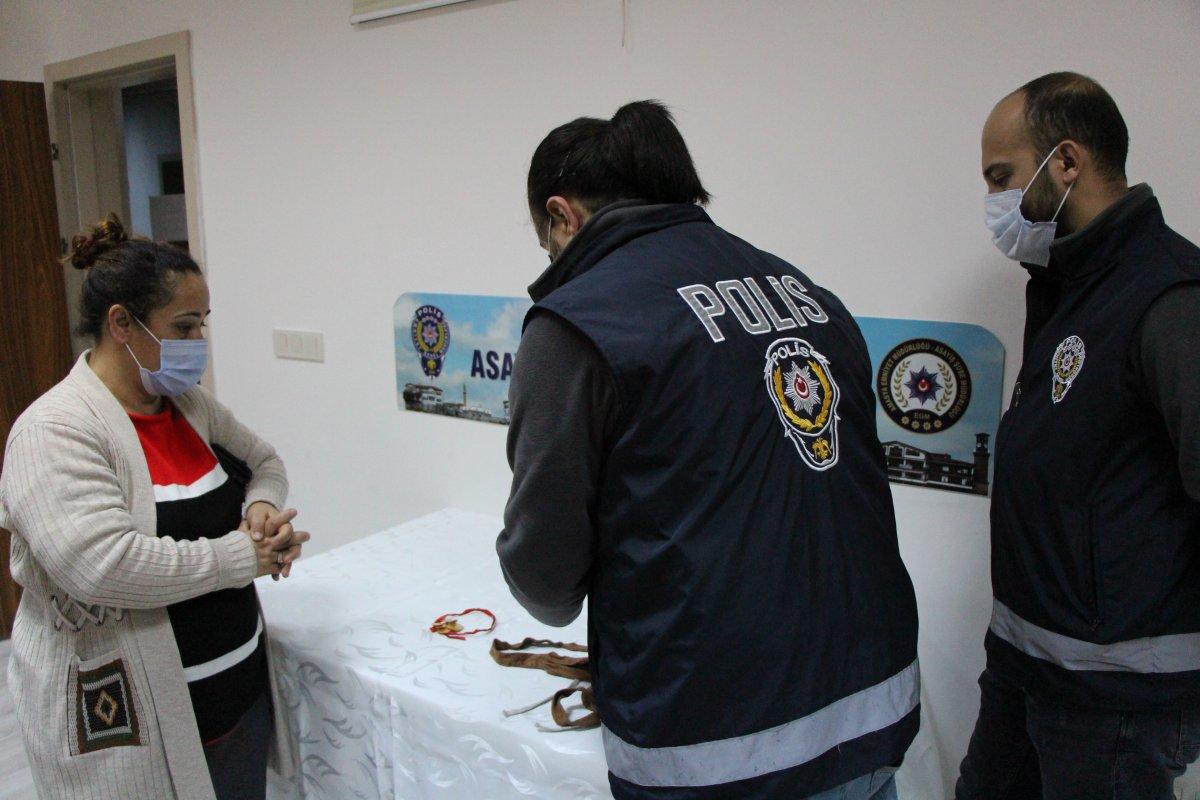 Amasya'da tüp bebek tedavisi için biriktirdiği kayıp altınlarına kavuştu