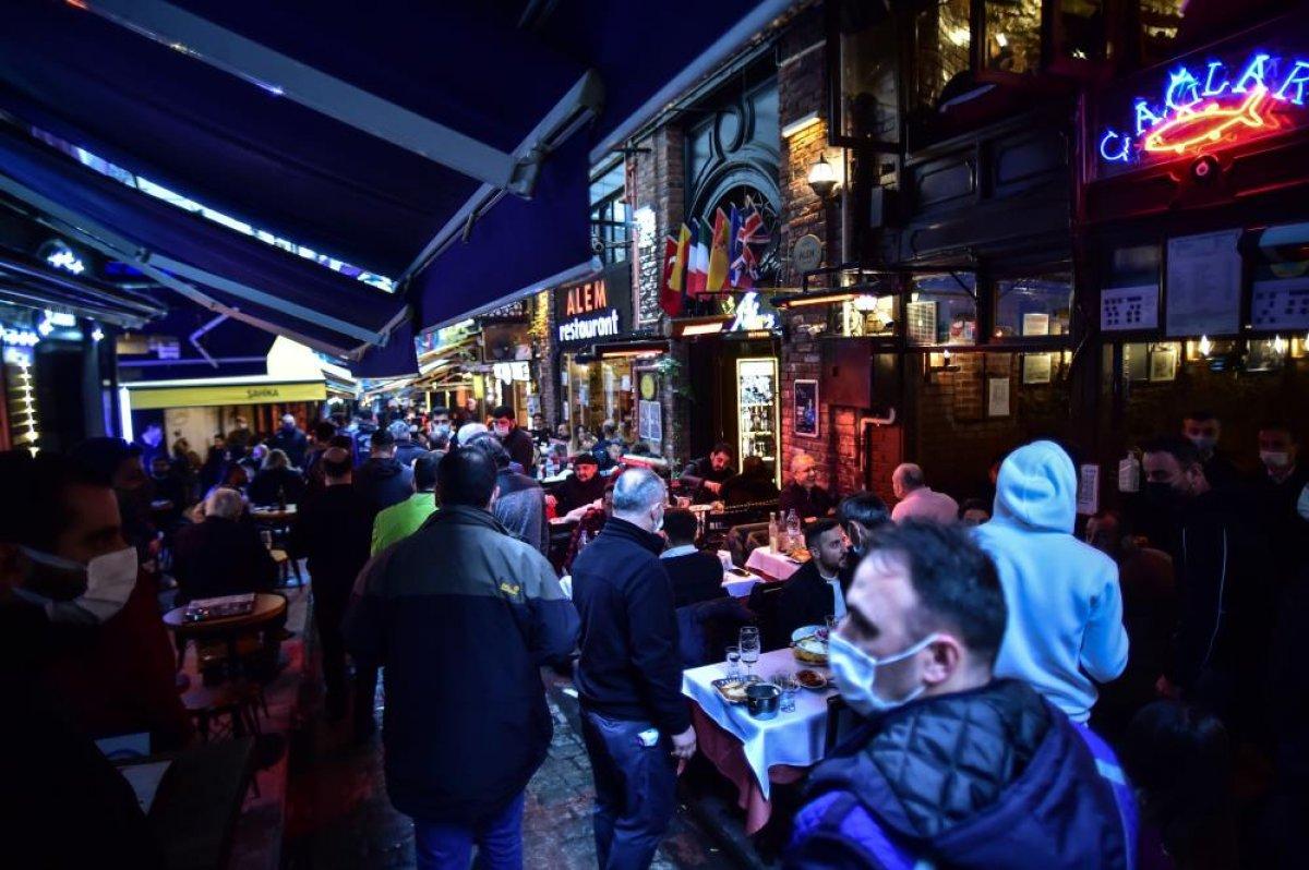 İstiklal Caddesi’nde korona virüs denetimi