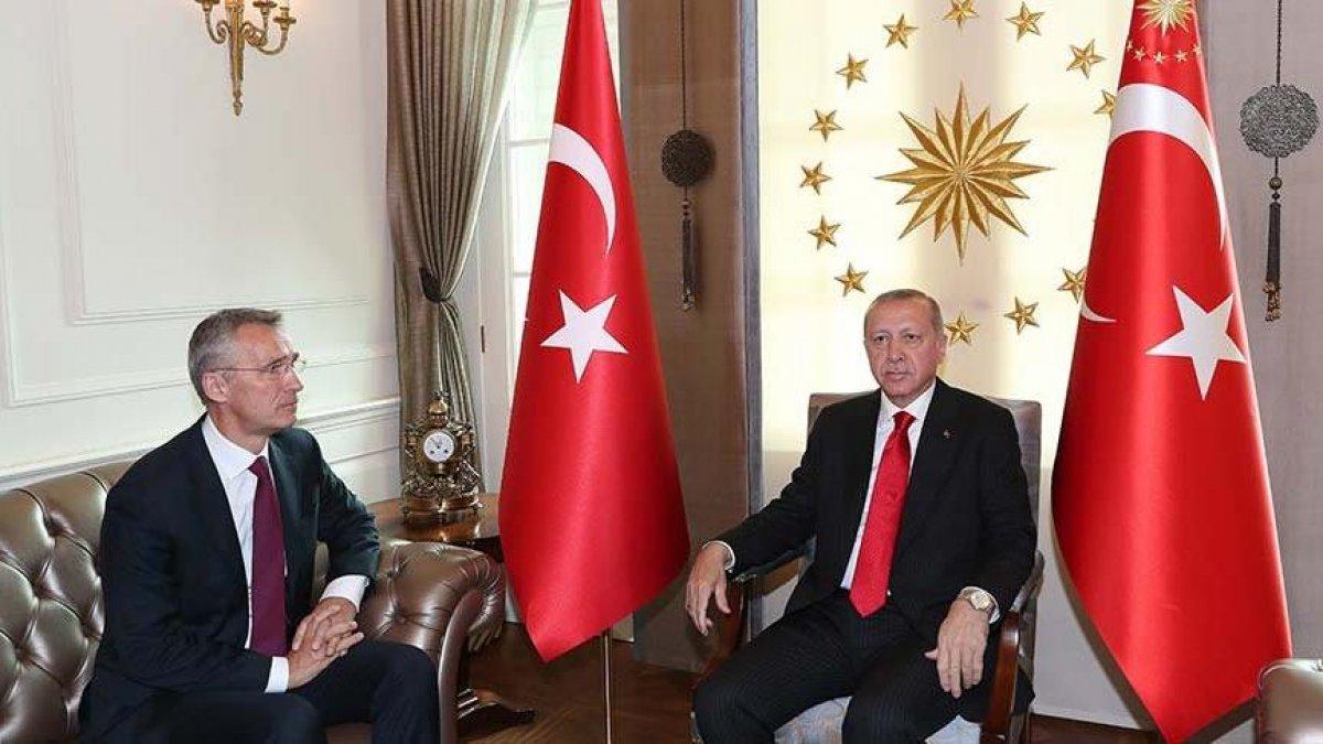 Cumhurbaşkanı Erdoğan'dan, Stoltenberg'e teşekkür