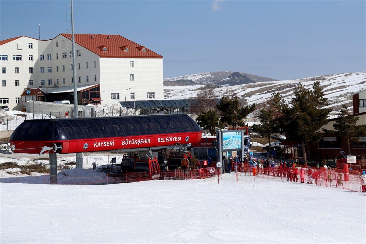 Erciyes'te sakin hafta sonu