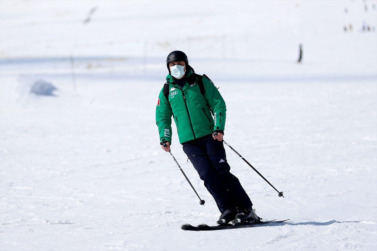 Erciyes'te sakin hafta sonu