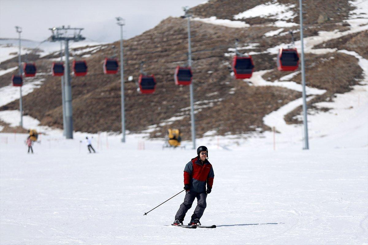 Erciyes'te sakin hafta sonu