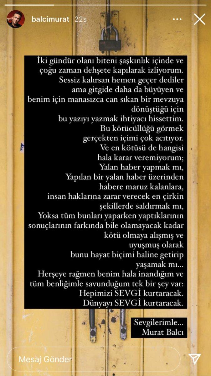 Murat Balcı 'Esra Dermancıoğlu' hakkındaki sessizliğini bozdu