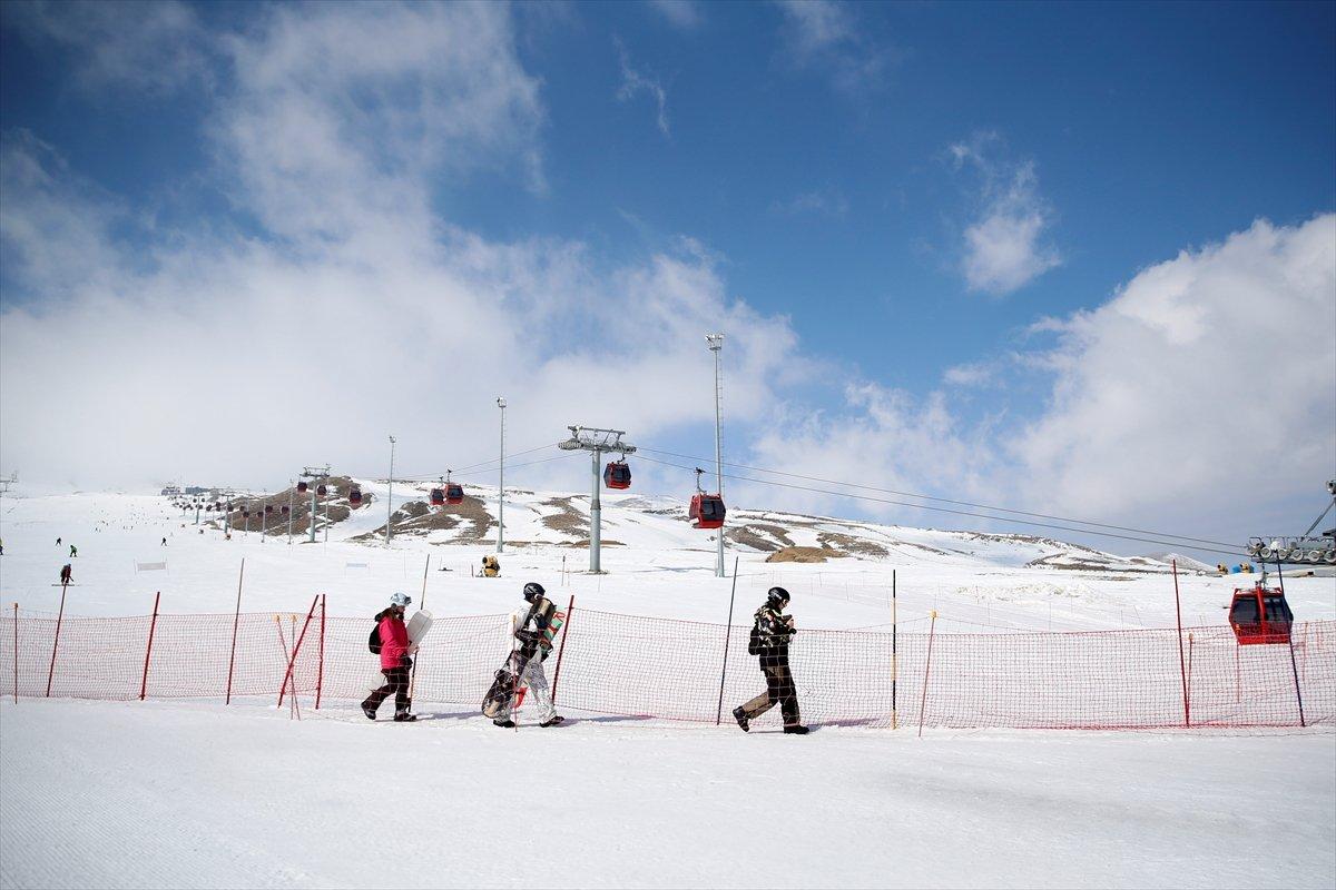 Erciyes'te sakin hafta sonu