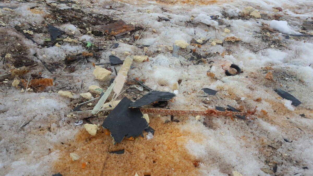 Bitlis'teki helikopter kazasının yaşandığı alan görüntülendi