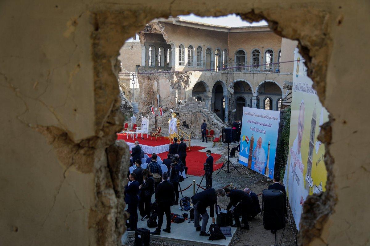 Neçirvan Barzani, Papa'yı karşıladı