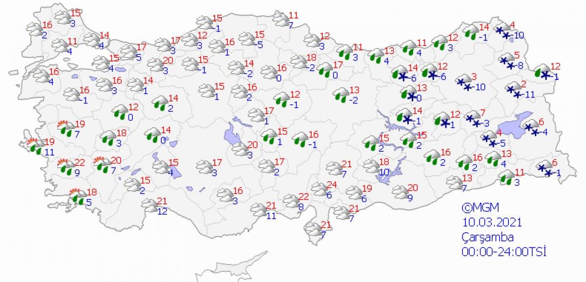 Meteoroloji, yurt genelinde yağmura karşı uyardı