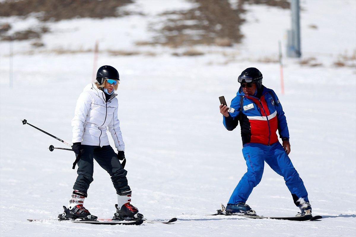 Erciyes'te sakin hafta sonu