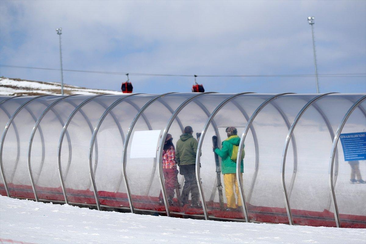 Erciyes'te sakin hafta sonu