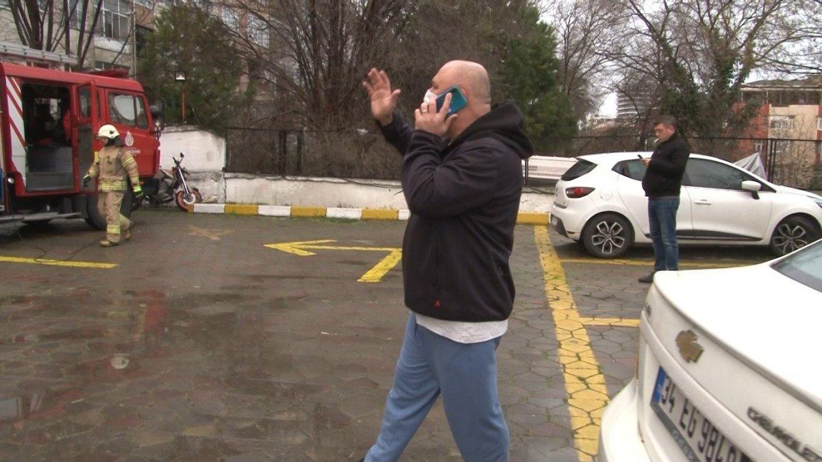 İstanbul'da çıkan yangında 1 kişi mahsur kaldı