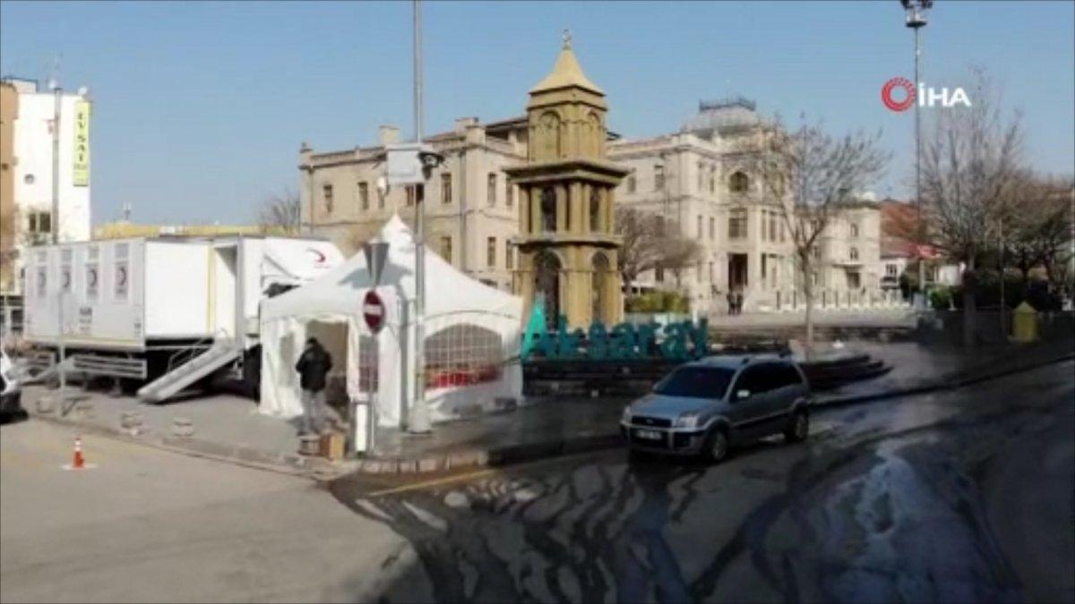 Aksaray tam kapandı, şehir sessizliğe büründü