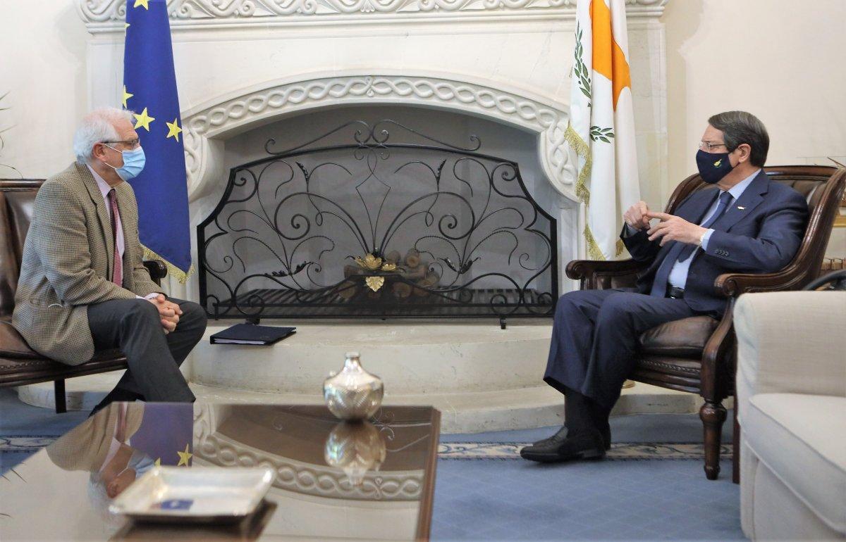 AB temsilcisi Borrell'den, Ersin Tatar görüşmesi öncesi tepki çeken istek