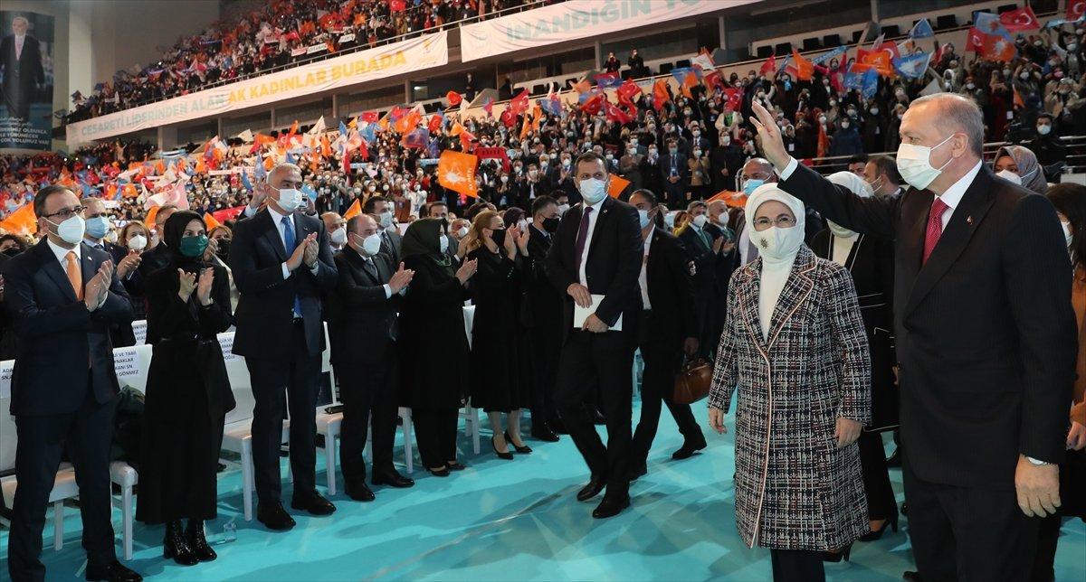 Cumhurbaşkanı Erdoğan, AK Parti Kadın Kolları Kongresi'nde konuştu