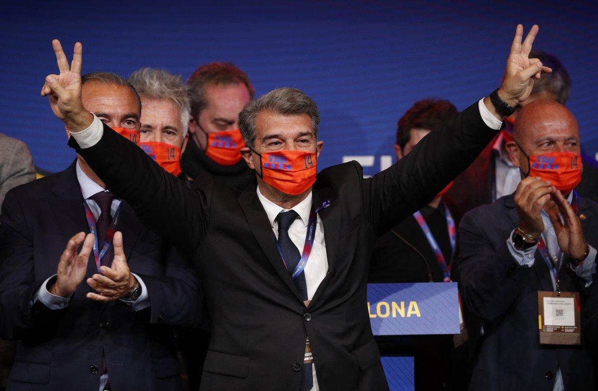 Barcelona'nın yeni başkanı Joan Laporta oldu