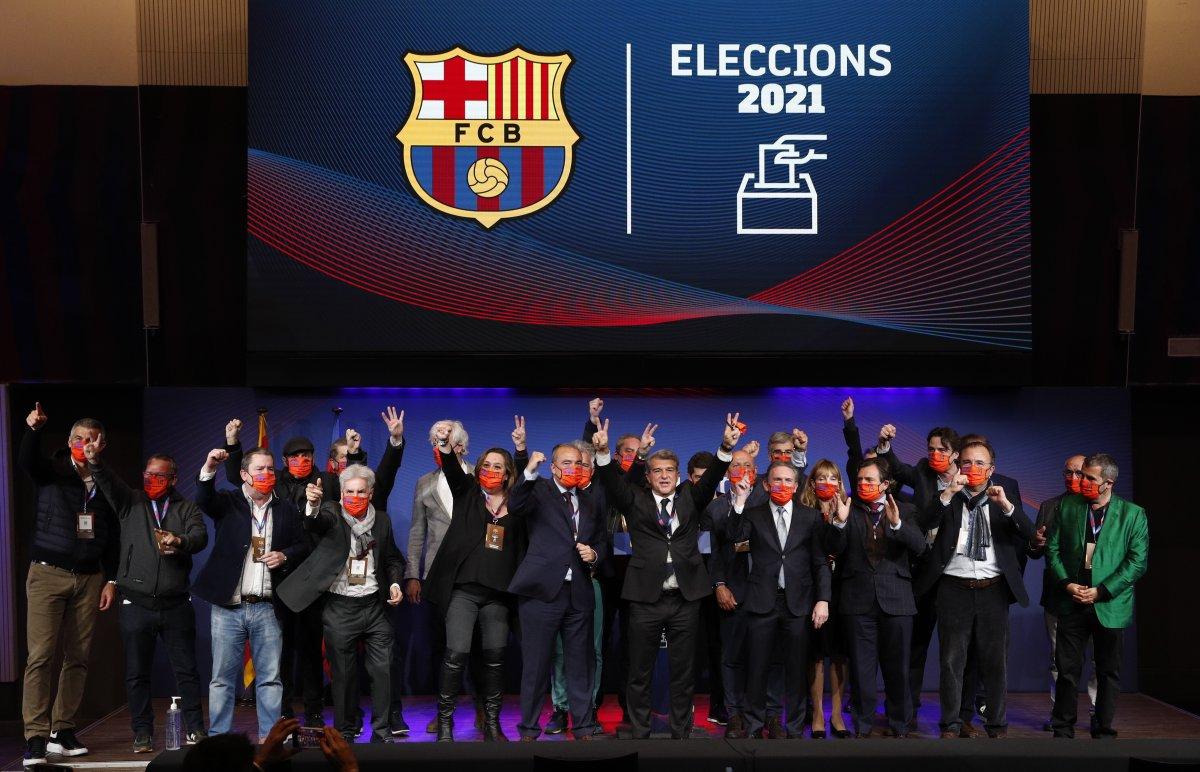 Barcelona'nın yeni başkanı Joan Laporta oldu