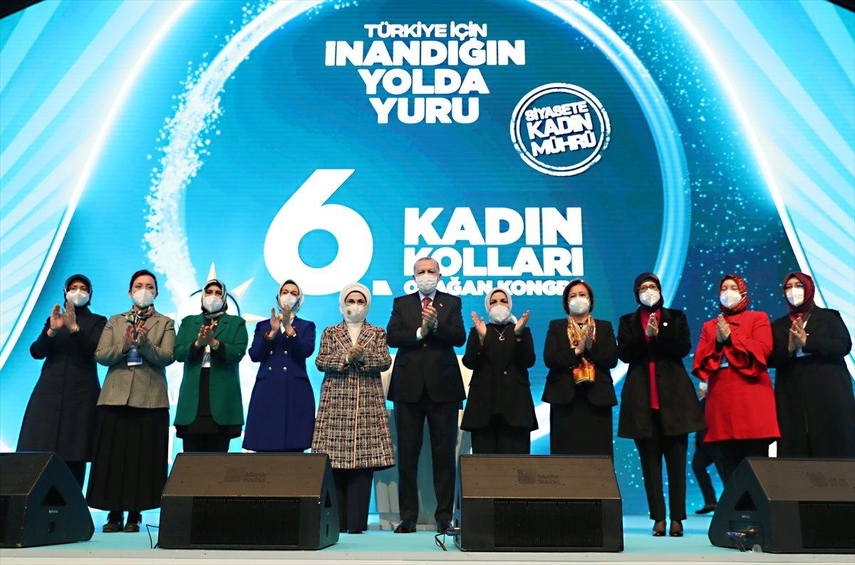 Cumhurbaşkanı Erdoğan, AK Parti Kadın Kolları Kongresi'nde konuştu