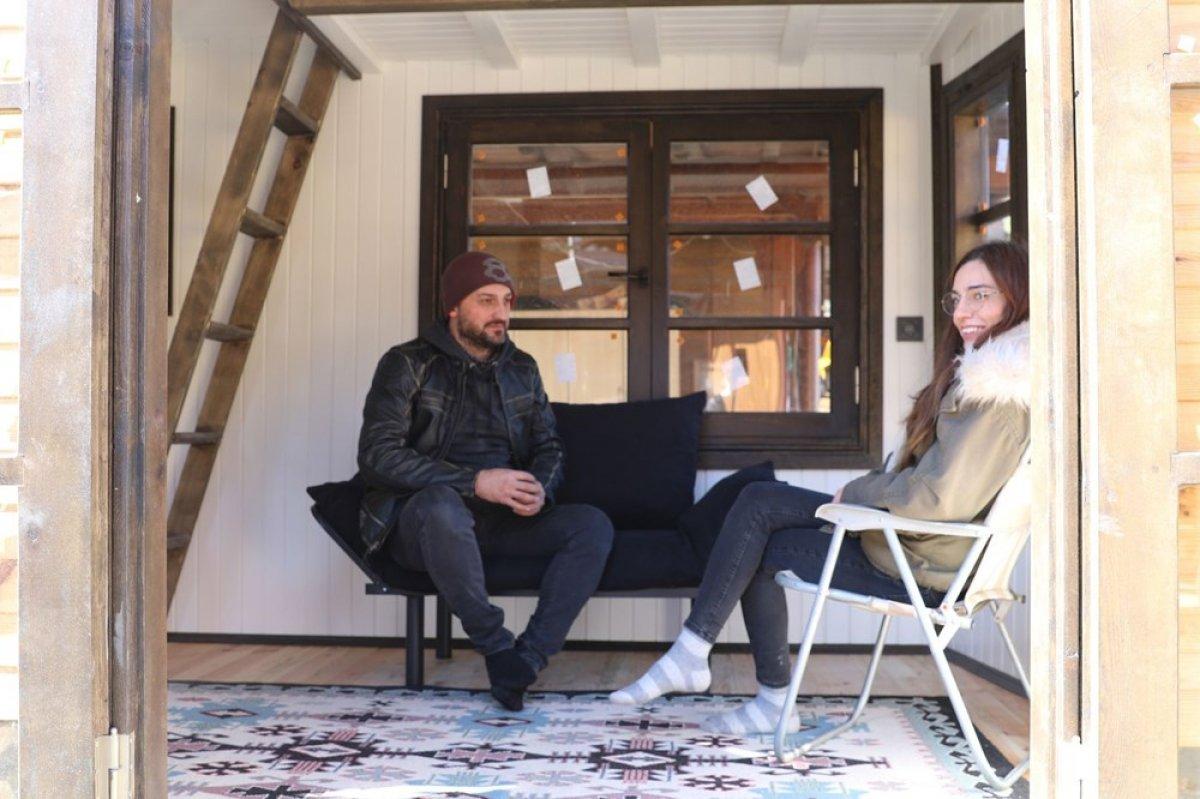 Rize'de üretilen karavan evlere ilgi arttı
