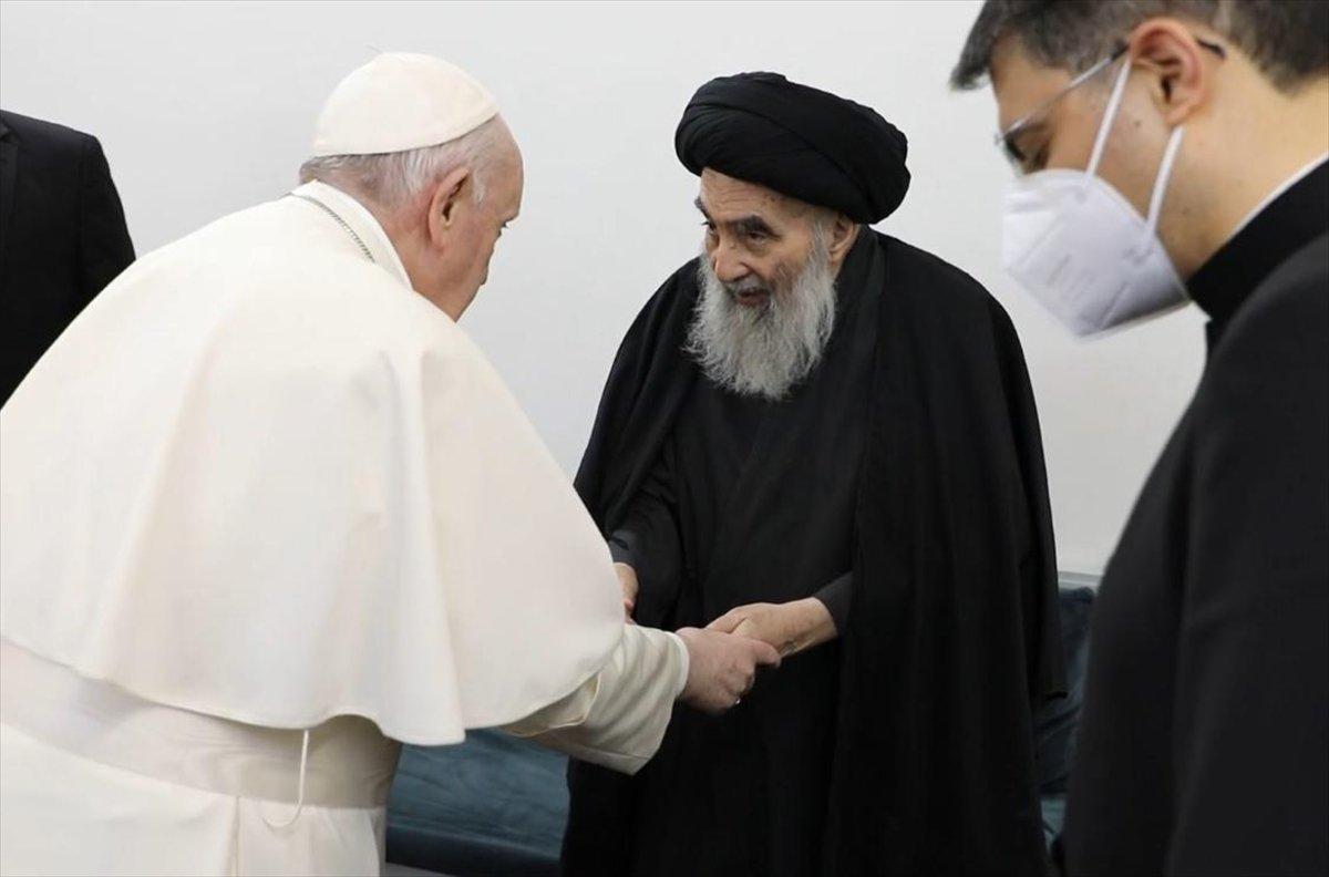 Papa: Sistani'yi görmeyi görev bildim