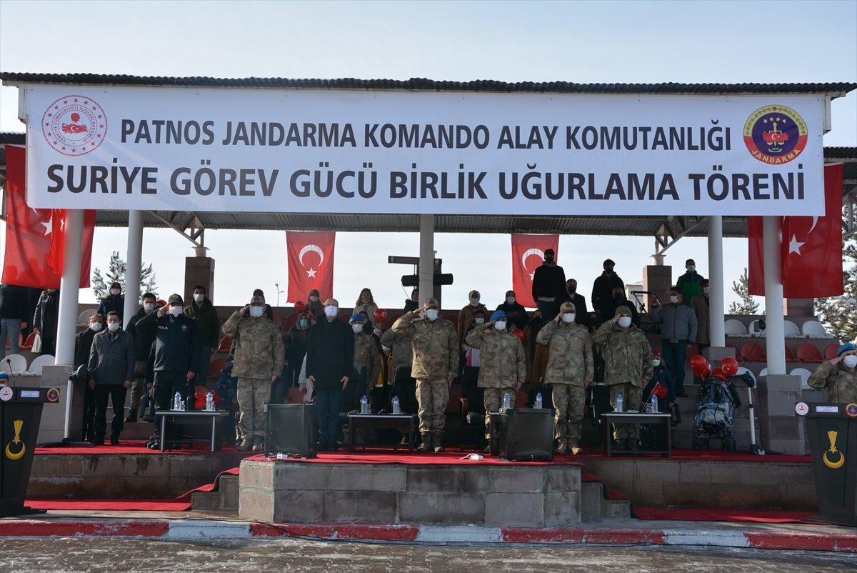 Komandolar, dualarla Ağrı'dan Afrin'e uğurlandı