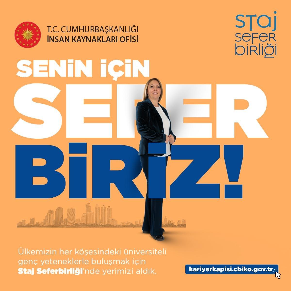 Cumhurbaşkanlığı'nın Staj Seferbirliği'ne yoğun katılım