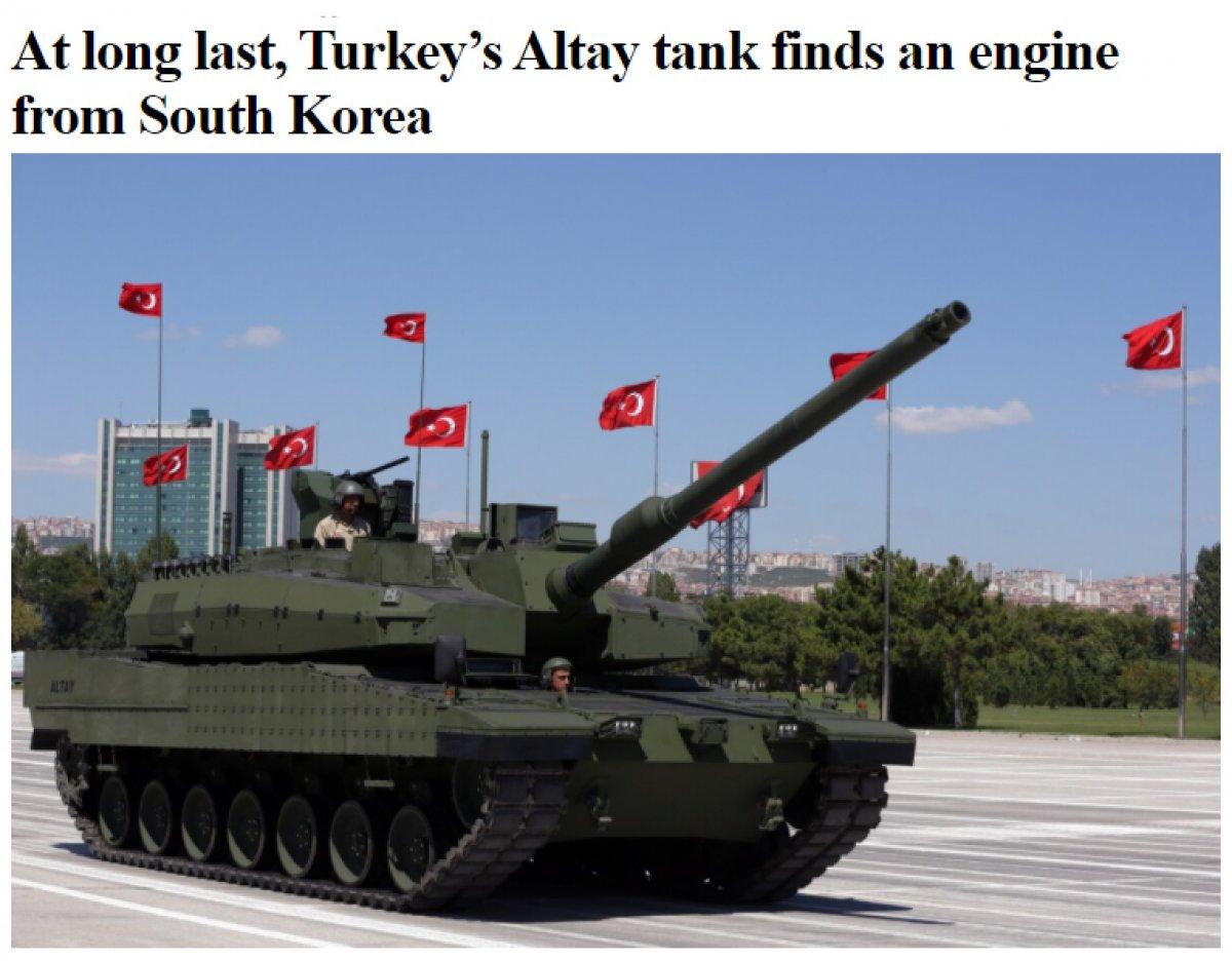 Türkiye ile Güney Kore arasında Altay tankının motoru için anlaşma imzalandı