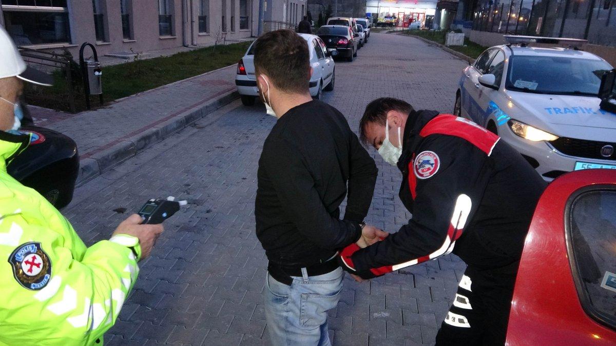 Samsun'da polisten kaçan sürücüye 7 bin TL ceza