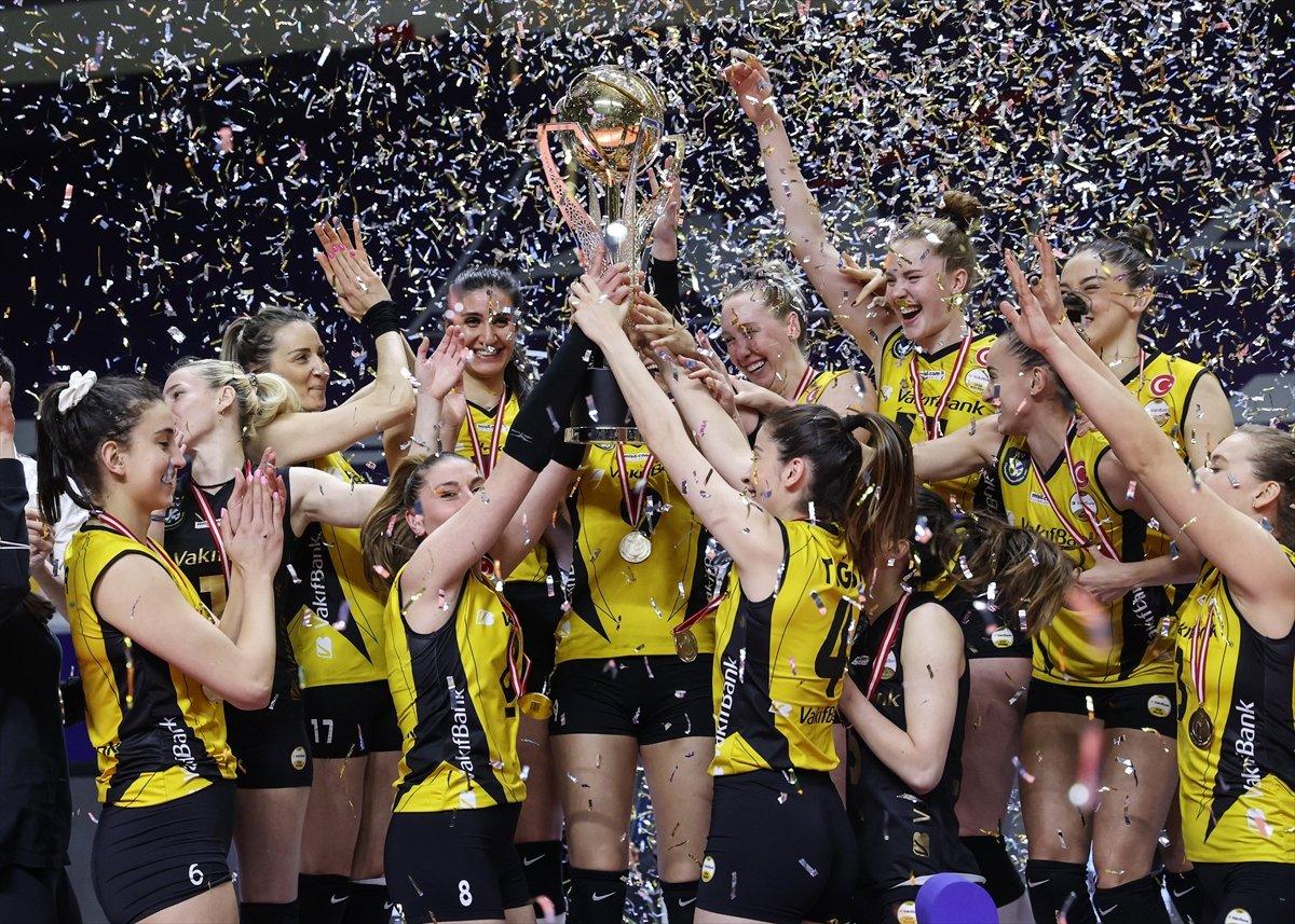 VakıfBank Kupa Voley'de 7. kez şampiyon