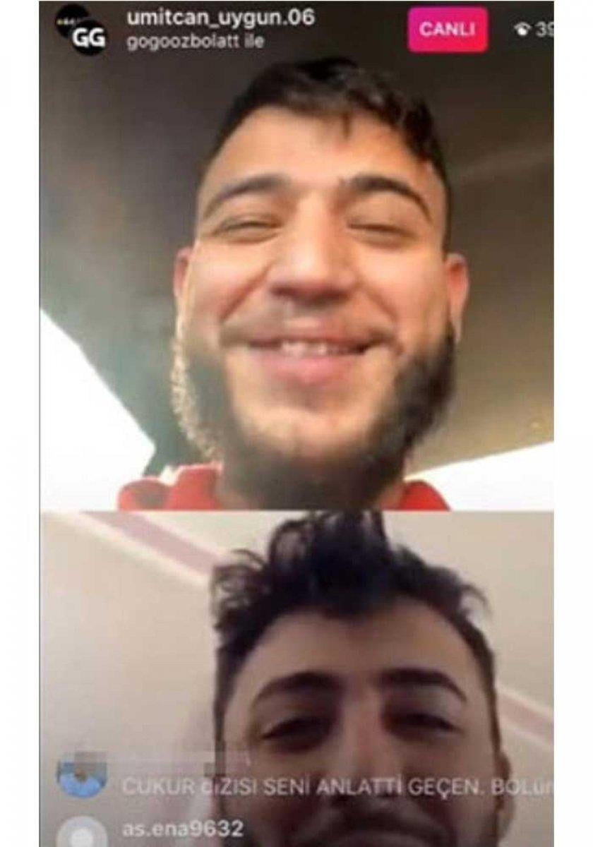 Ümitcan Uygun’un arkadaşı canlı yayında genç kızı darbetti