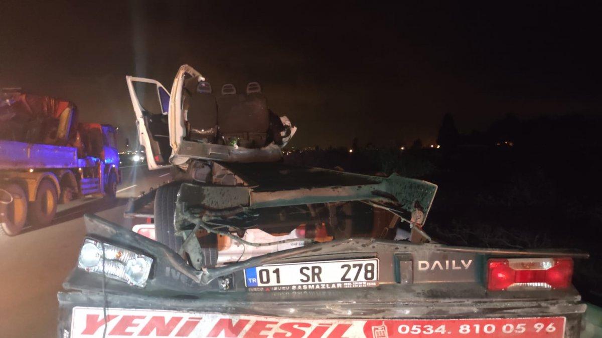 Osmaniye'de 5 araç birbirine girdi: 1 ölü, 5 yaralı