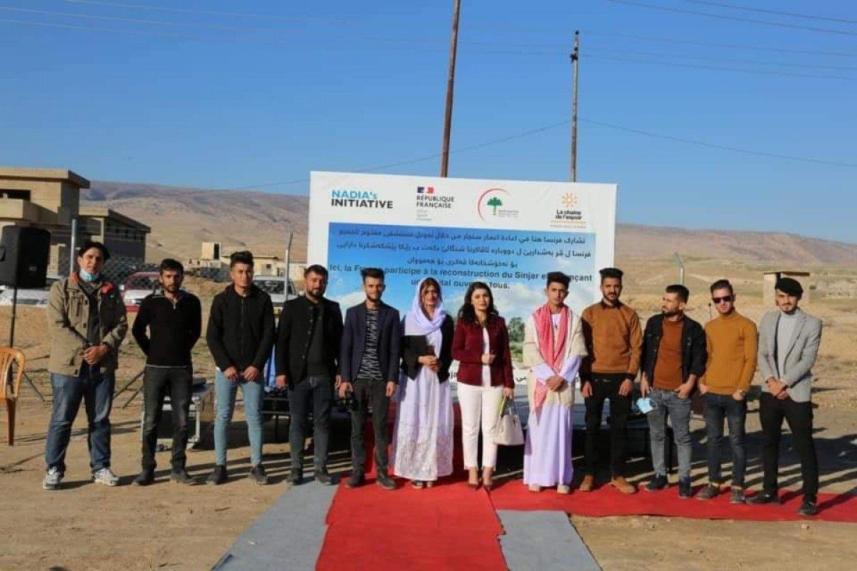 Fransa, Sincar'da 100 yataklı hastane temeli attı