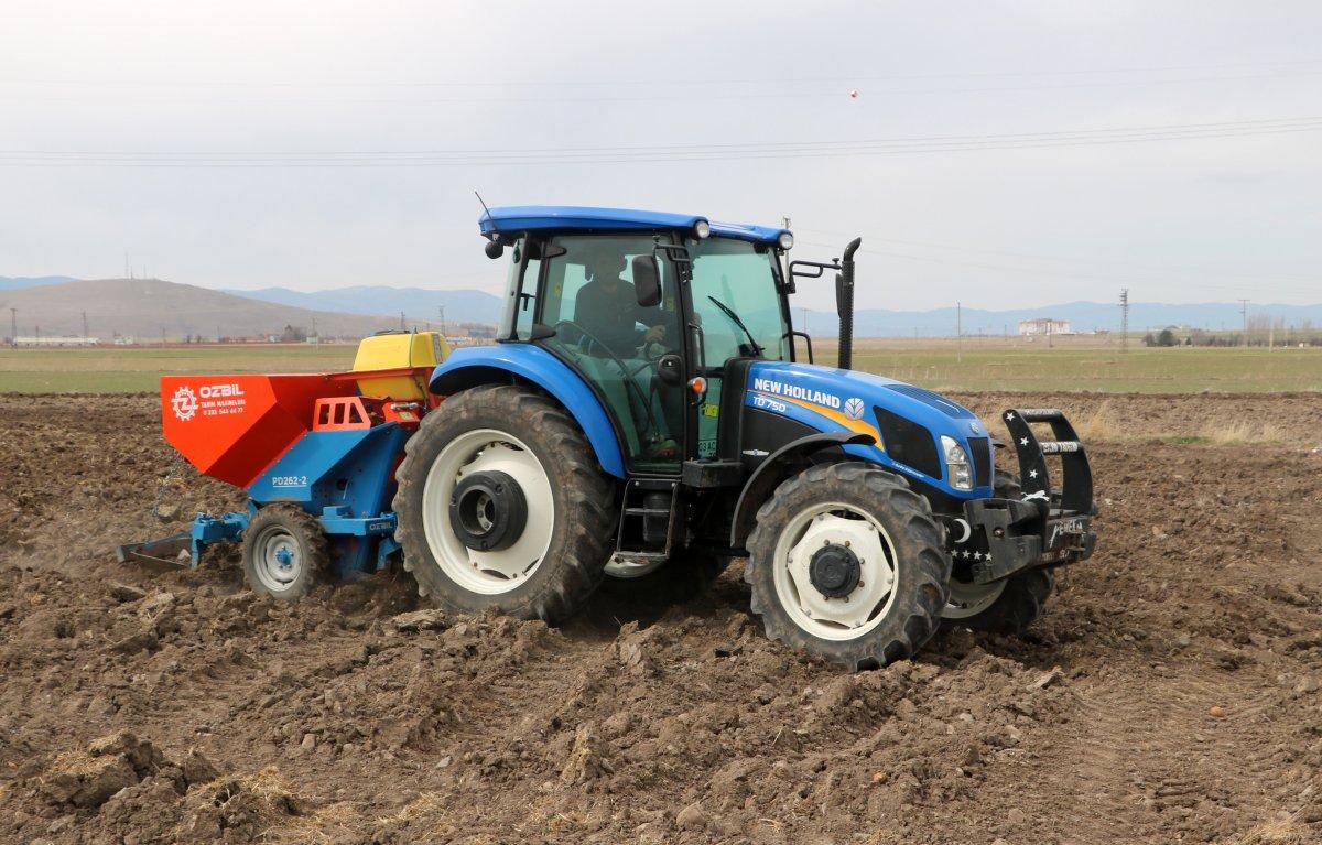 Sandıklı'da patates ekim zamanı